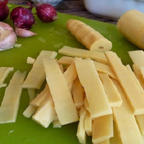 Fresh bamboo shoots